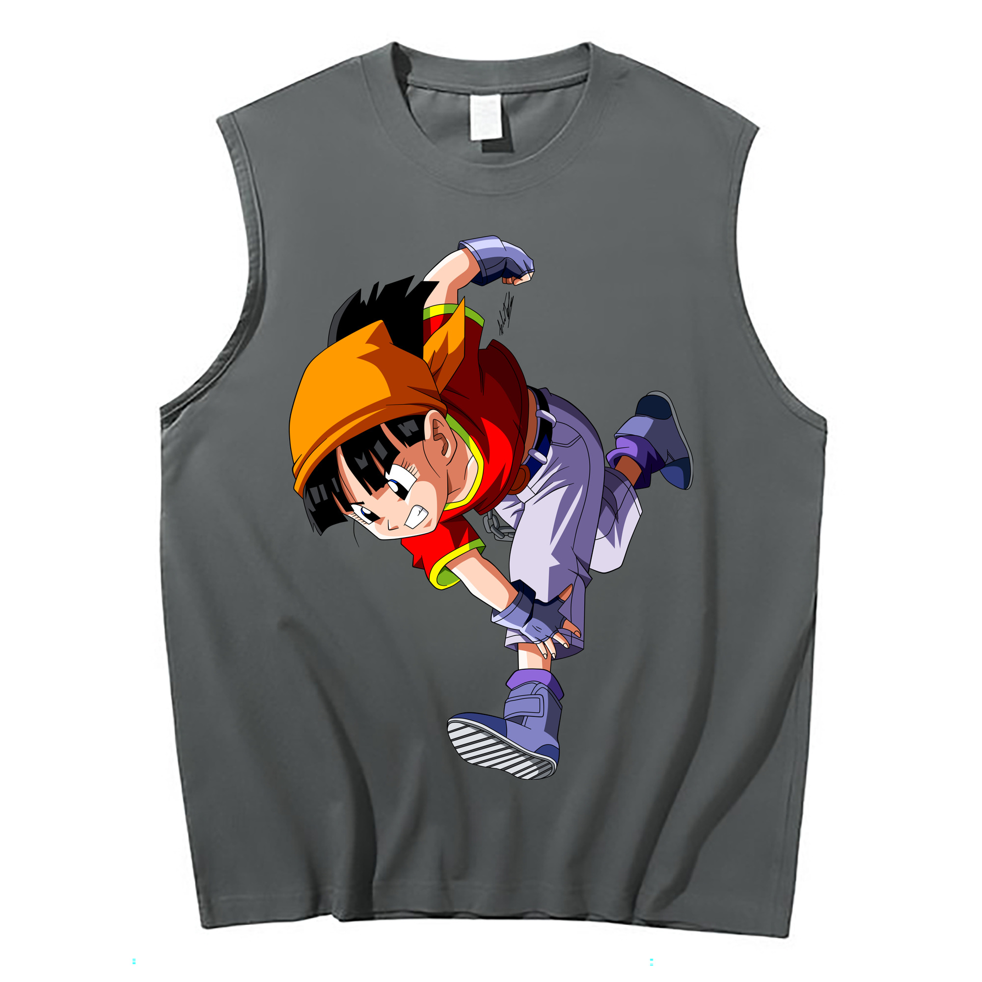 （画像用） ドラゴンボール パン DRAGON BALL Pan コットン100％タンクトップ（フロントプリント）